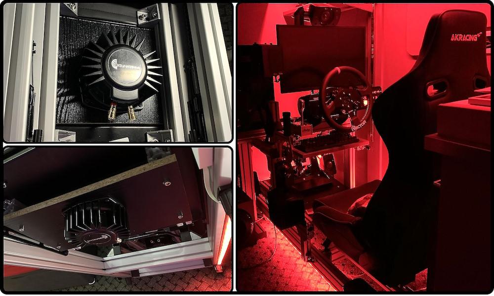 2 BST-1's installed on a sim racing rig - by Dean Fisher E